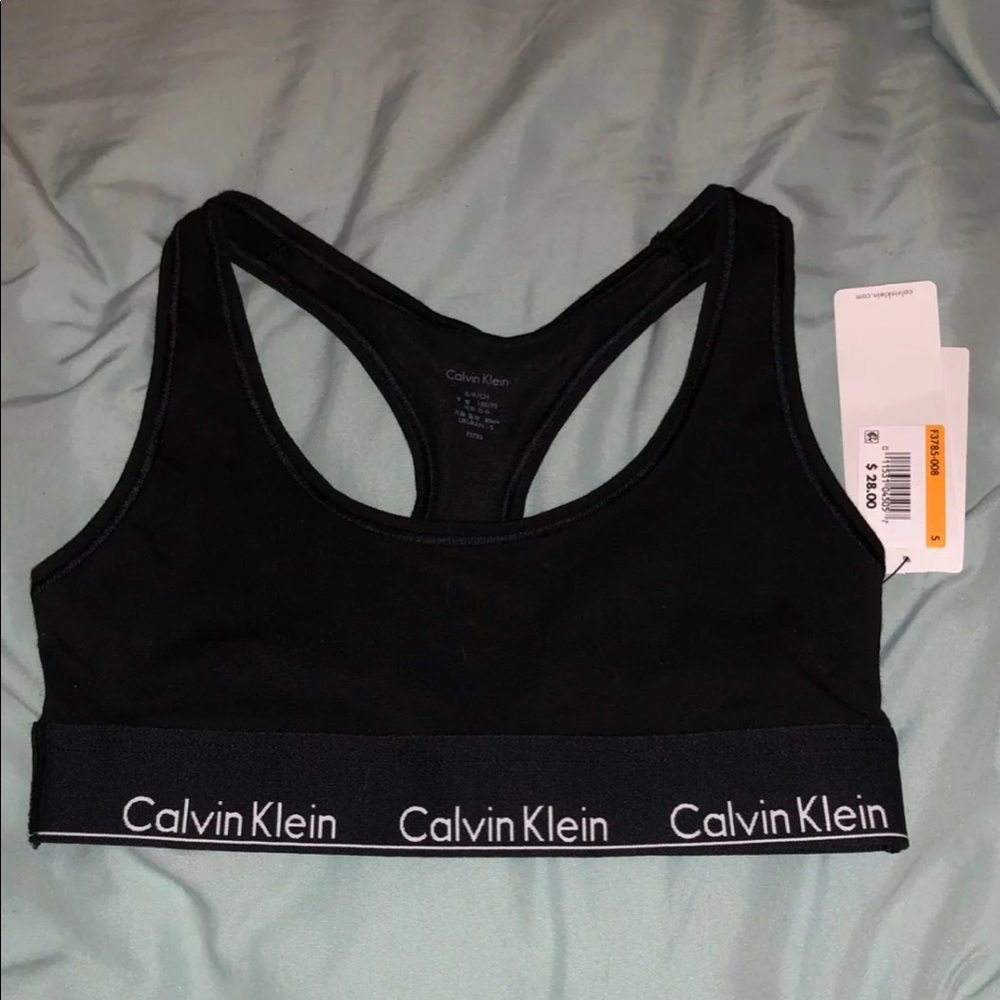 BNWT Calvin Klein black bralette